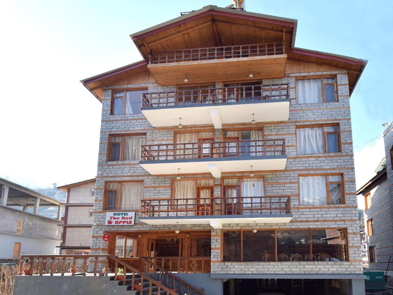 Oyo 10255 Hotel Red Apple Manāli Exteriör bild